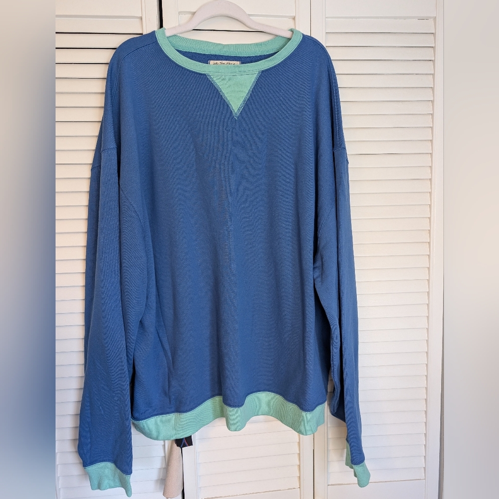 Free People Blue Crew Neck Sweater - Picture 5 of 12